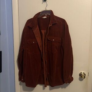 A.N.A A New Approach Brown Button Up Jacket